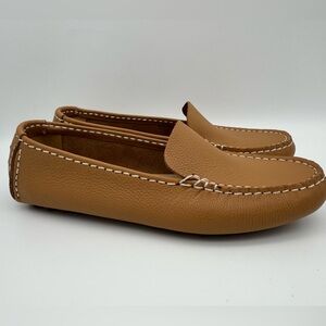 Sperry Women’s Port Driving Moc Flats Tan Leather Size 6.5 M